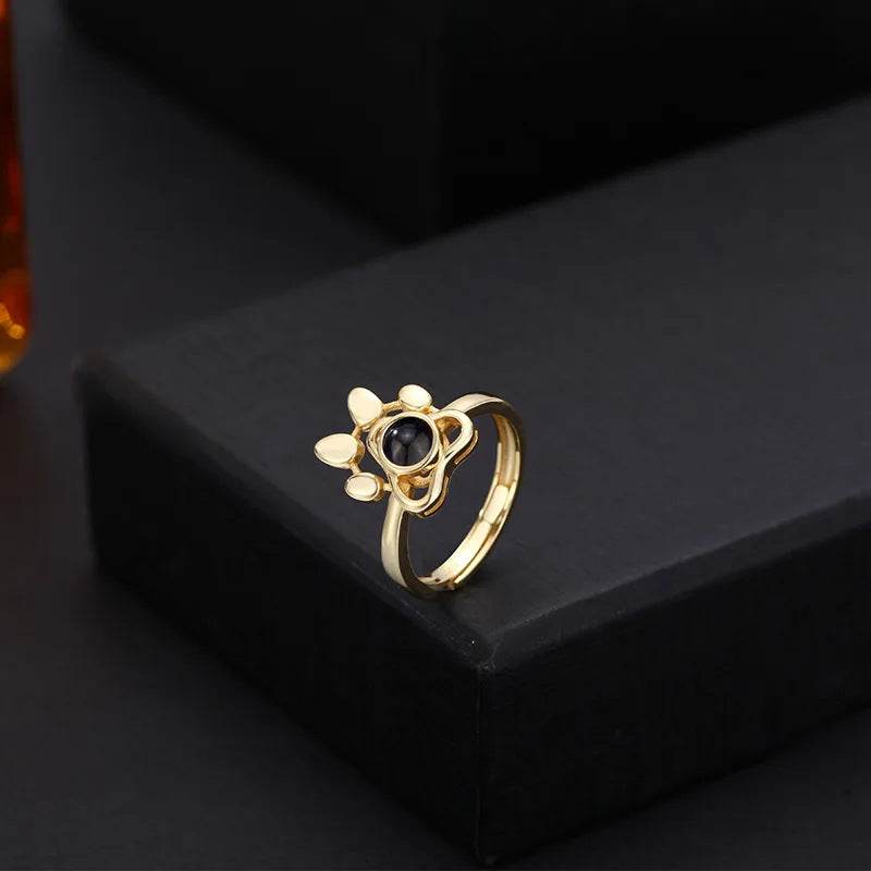 Adjustable Paw Photo Ring - Pawisall