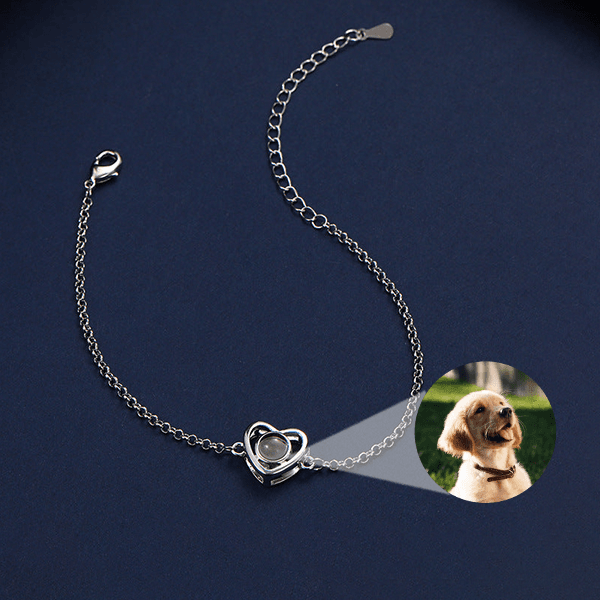 Custom Heart Photo Bracelet - Pawisall