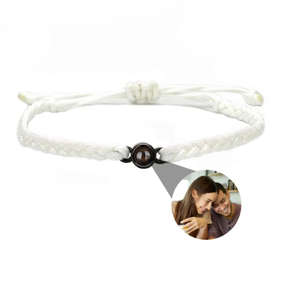 Memory Spark Photo Braided Bracelet