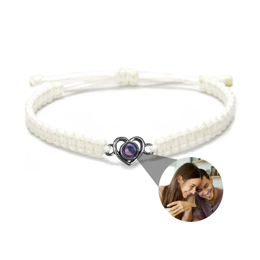 Memory Spark Photo Braided Bracelet