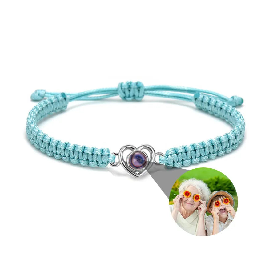 Memory Spark Photo Braided Bracelet