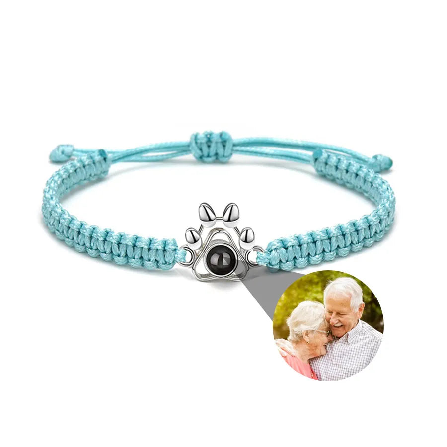 Memory Spark Photo Braided Bracelet