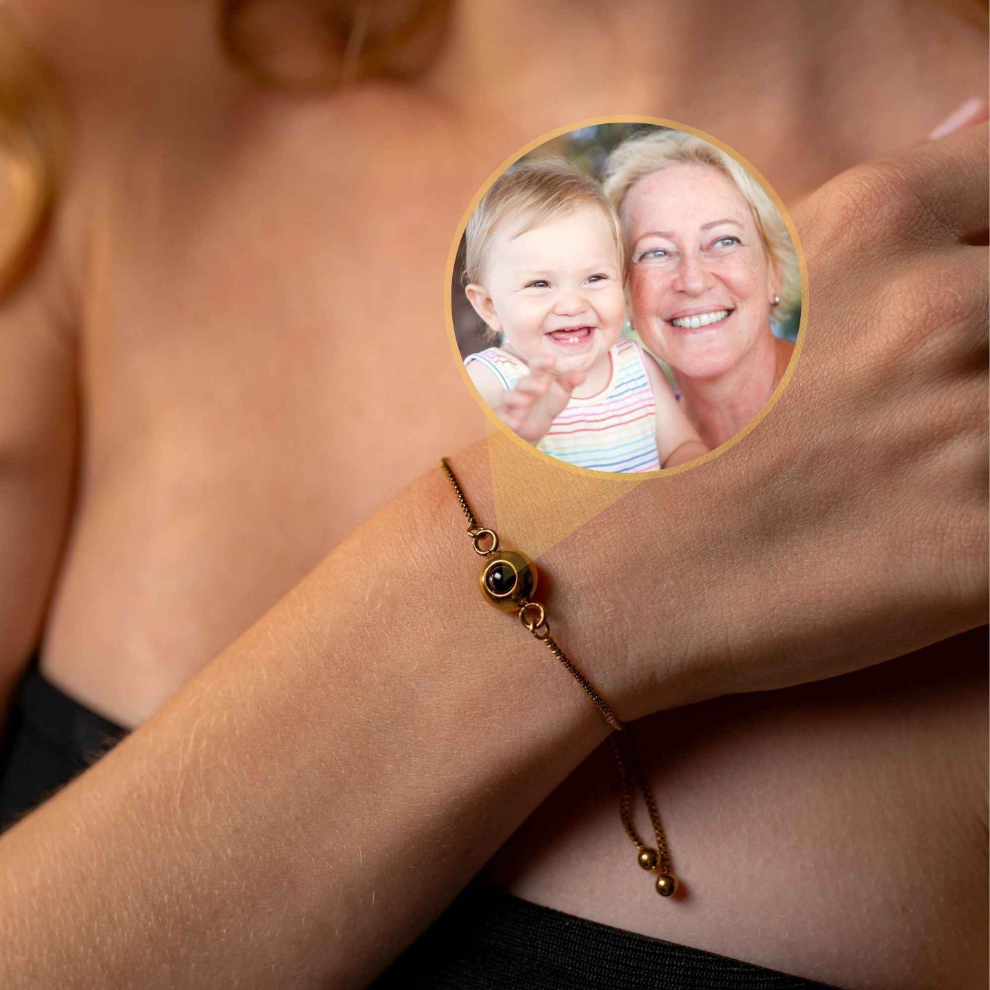 Custom Blissful Photo Bracelet - Pawisall
