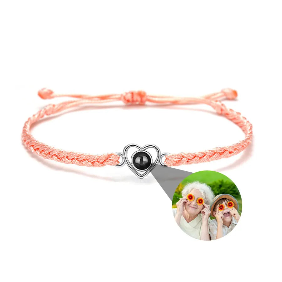 Memory Spark Photo Braided Bracelet