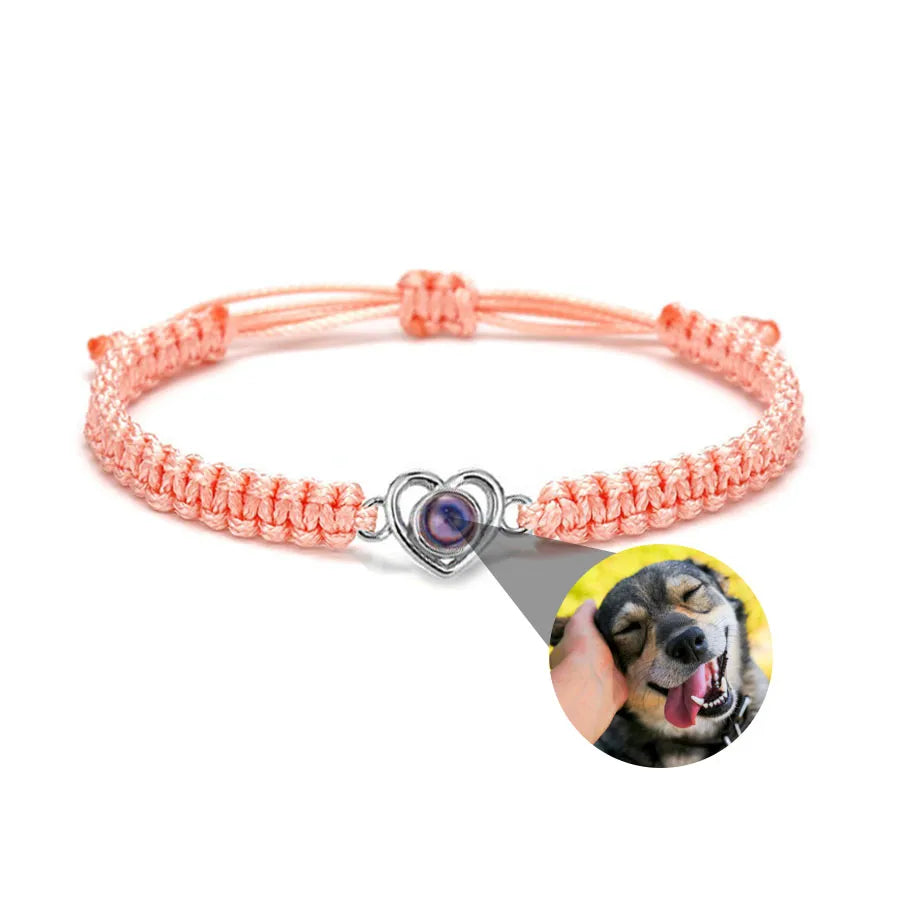 Memory Spark Photo Braided Bracelet