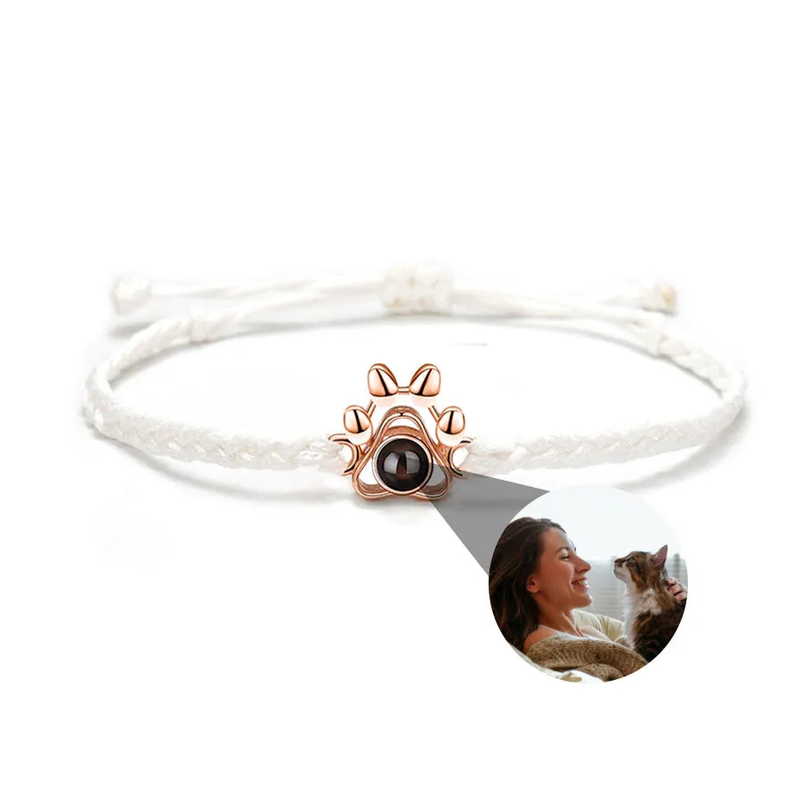 Memory Spark Photo Braided Bracelet