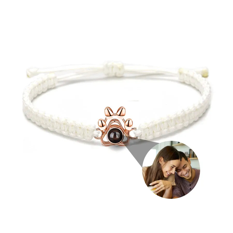 Memory Spark Photo Braided Bracelet