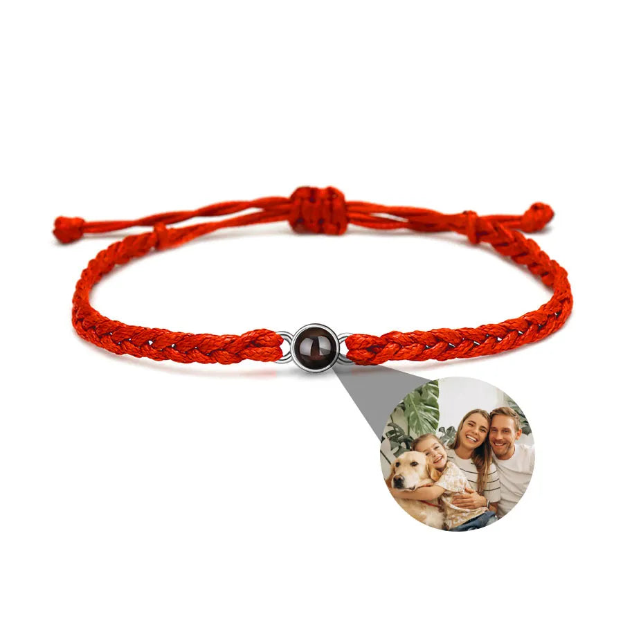Memory Spark Photo Braided Bracelet