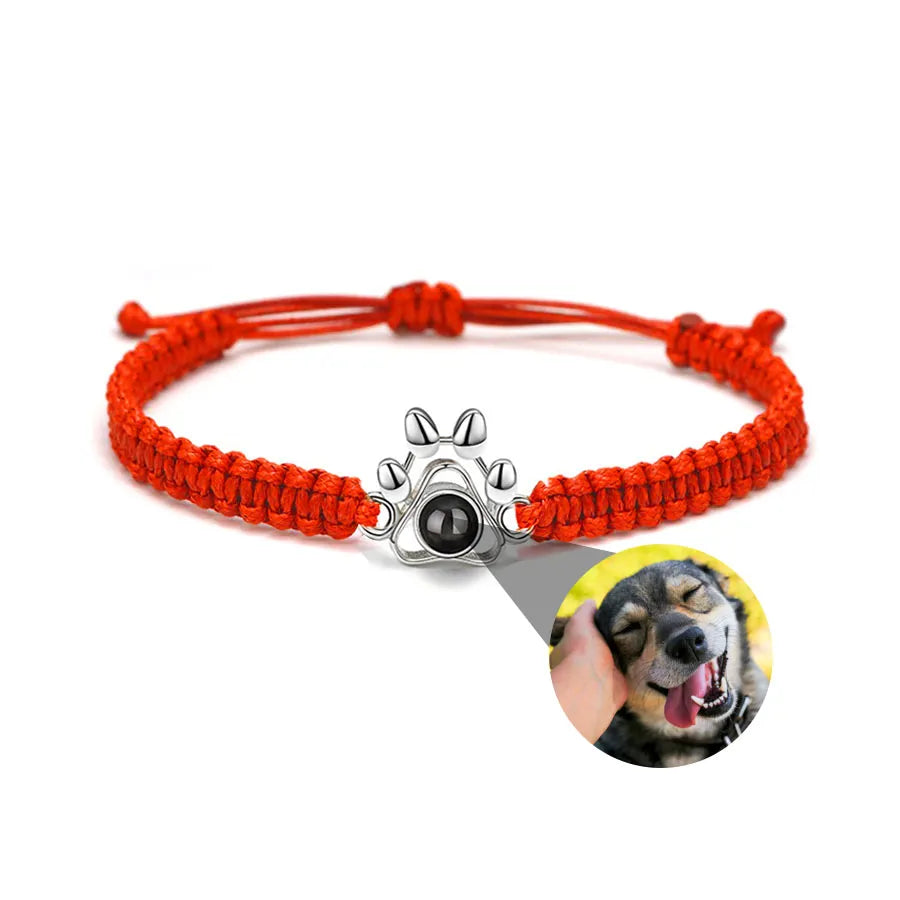 Memory Spark Photo Braided Bracelet