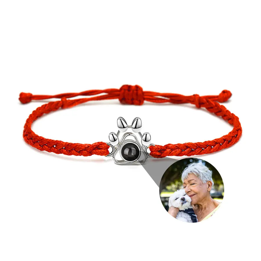 Memory Spark Photo Braided Bracelet