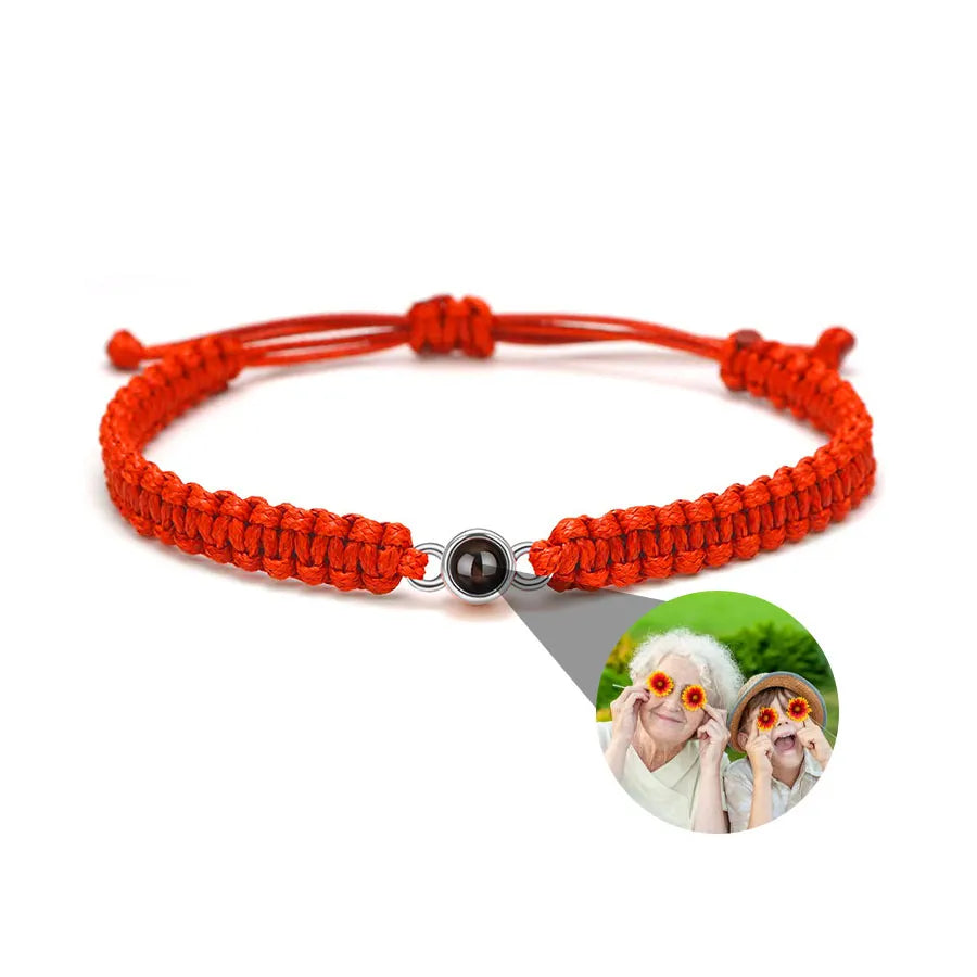 Memory Spark Photo Braided Bracelet