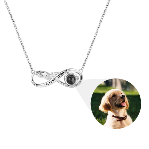 Forever Love Necklace with Hidden Photo for Memorials