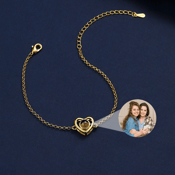 Custom Heart Photo Bracelet - Pawisall