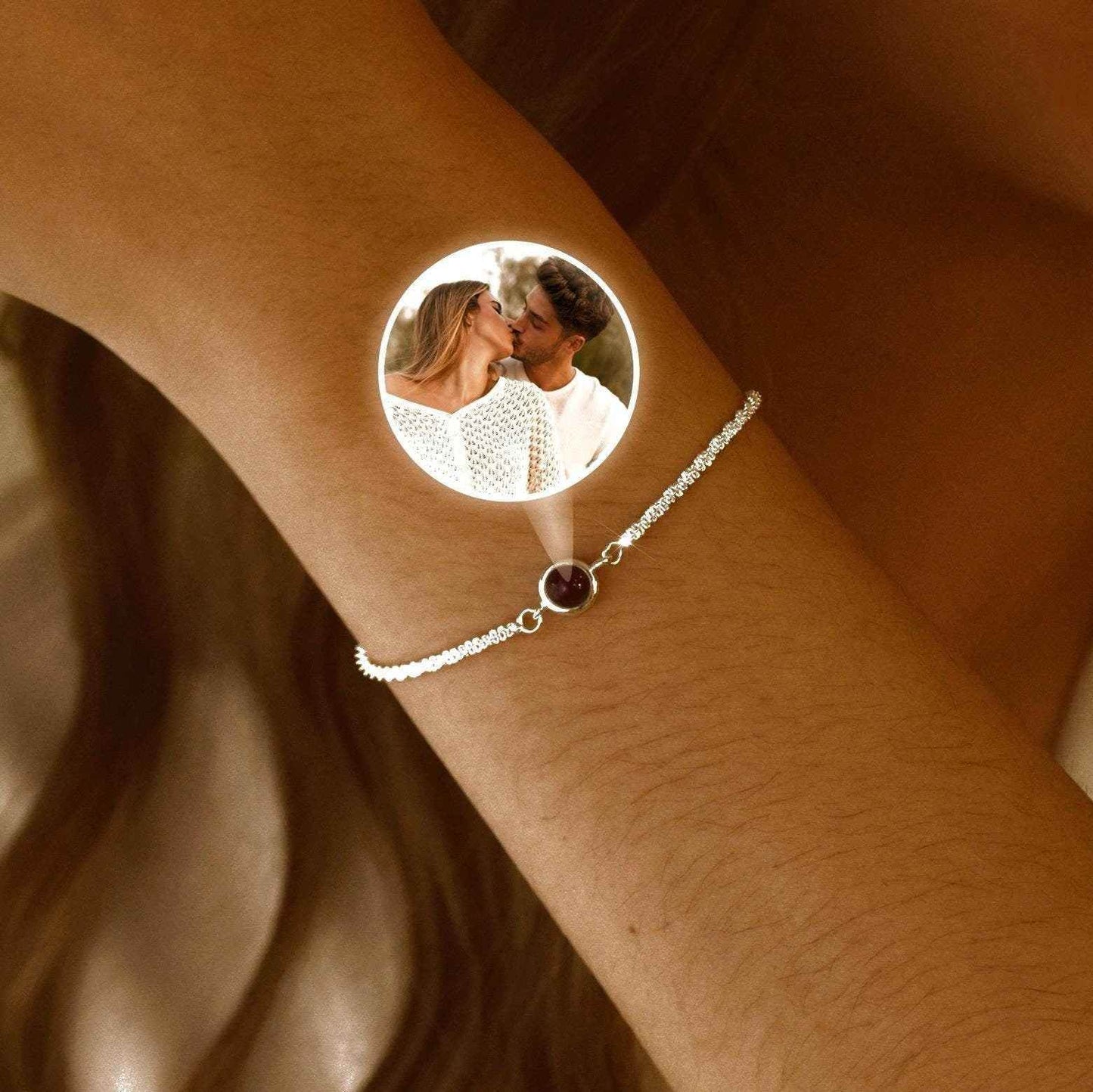 Sparkling Chain Photo Bracelet - Pawisall