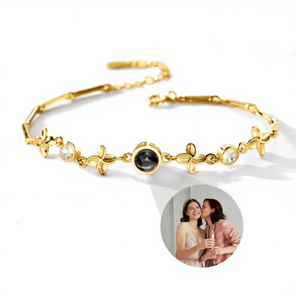 Blossom Forever Bracelet With Hidden Photo
