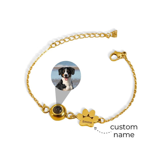 FurEver Custom Pet Name Photo Bracelet