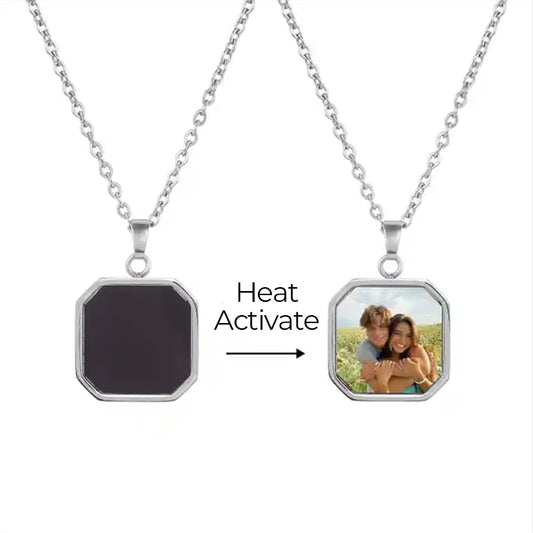 Heat Activated Magic Photo Necklace