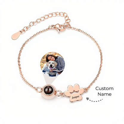 FurEver Custom Pet Name Photo Bracelet