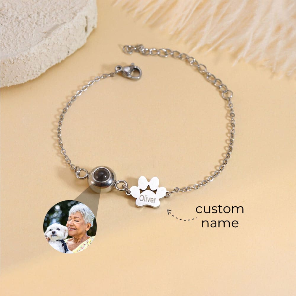 FurEver Custom Pet Name Photo Bracelet