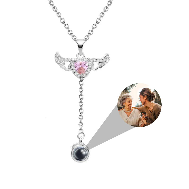 Personalized Love Forever Necklace With Photo Pendant