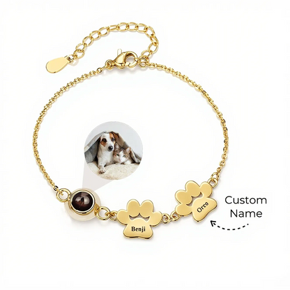 FurEver Custom Pet Name Photo Bracelet