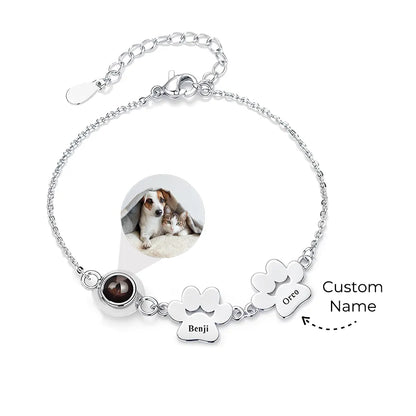 FurEver Custom Pet Name Photo Bracelet