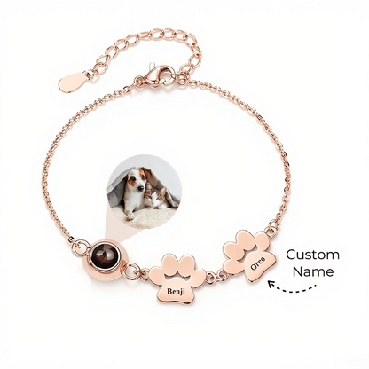 FurEver Custom Pet Name Photo Bracelet