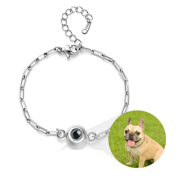 Custom Paperclip Photo Bracelet