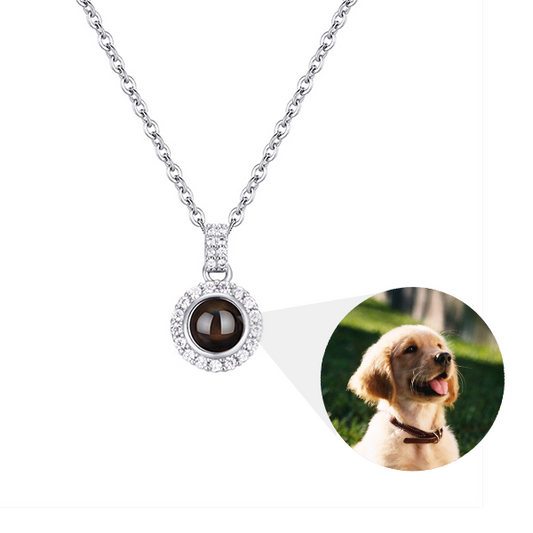 Twinkling Joy Necklace with Hidden Photo