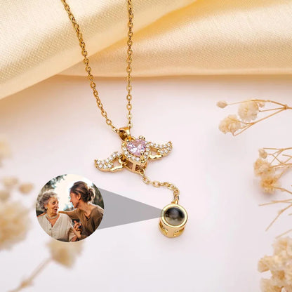 Personalized Love Forever Necklace With Photo Pendant