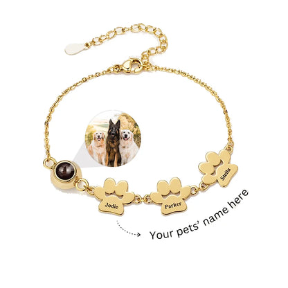 FurEver Custom Pet Name Photo Bracelet