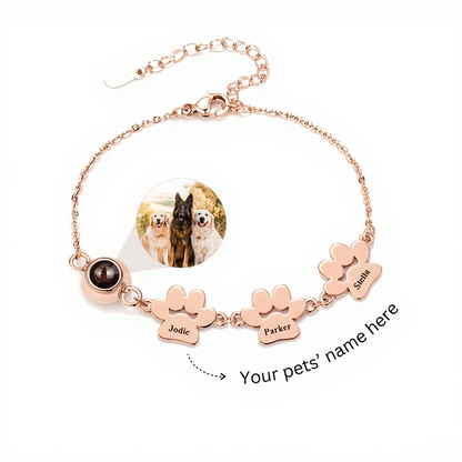 FurEver Custom Pet Name Photo Bracelet