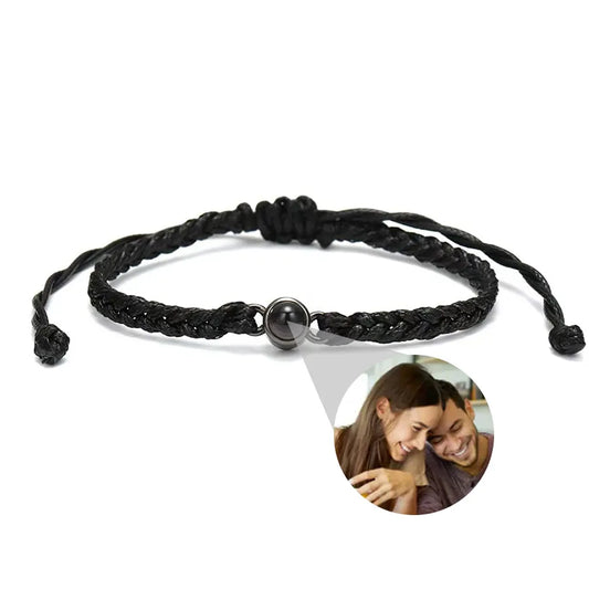 Memory Spark Photo Braided Bracelet