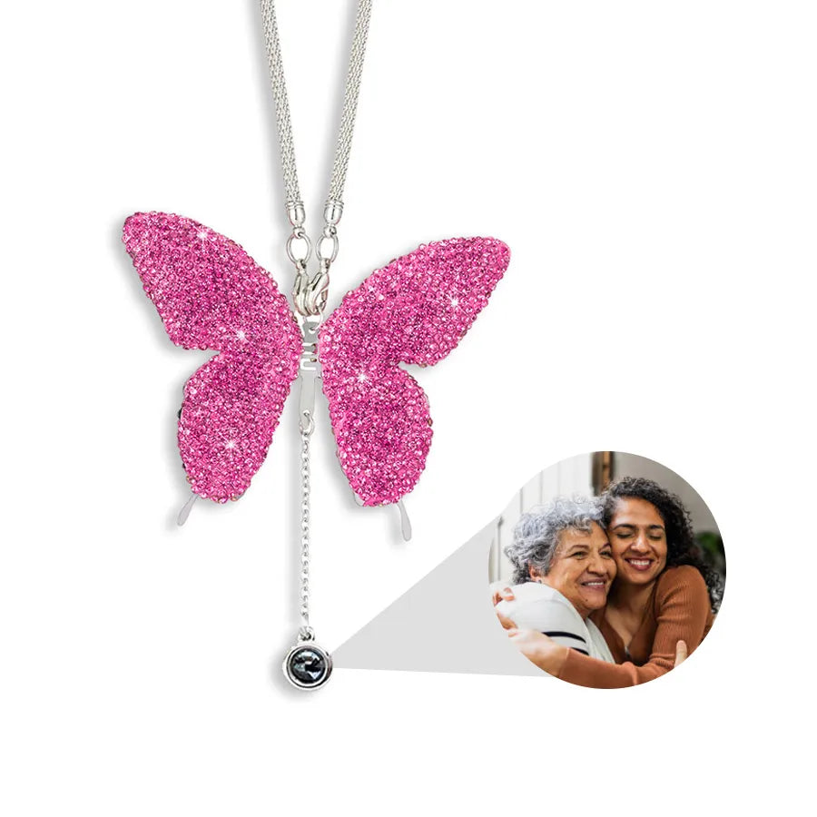 Shimmerfly Butterfly Car Mirror Ornament
