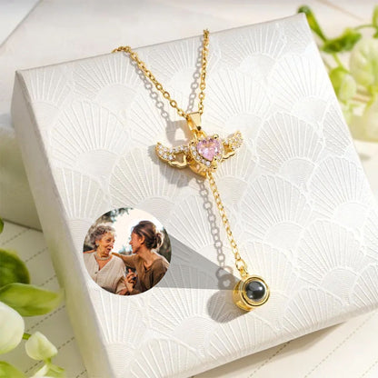 Personalized Love Forever Necklace With Photo Pendant