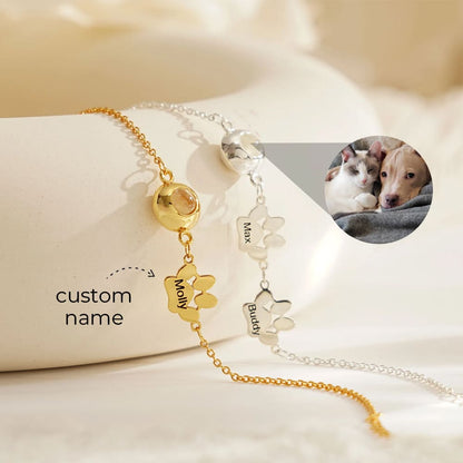 FurEver Custom Pet Name Photo Bracelet