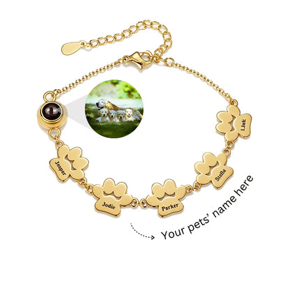 FurEver Custom Pet Name Photo Bracelet