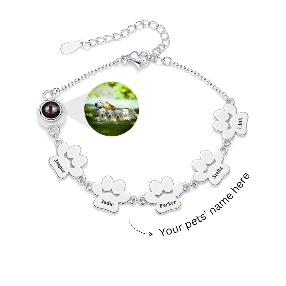 FurEver Custom Pet Name Photo Bracelet