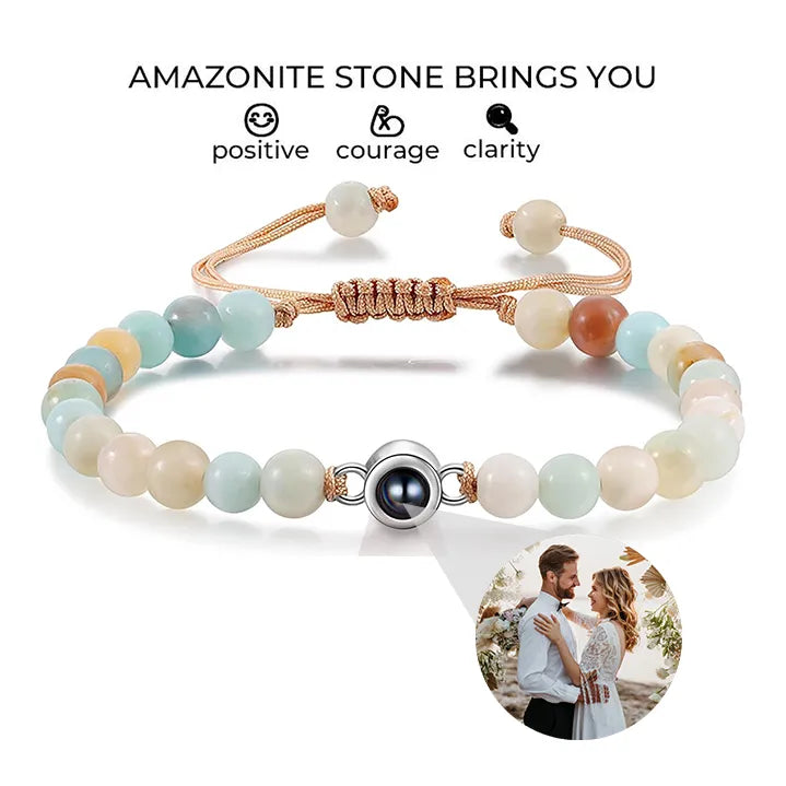 Timeless Energy Stone Photo Bracelet