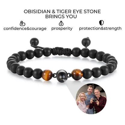 Timeless Energy Stone Photo Bracelet