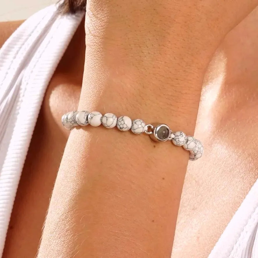 Timeless Energy Stone Photo Bracelet