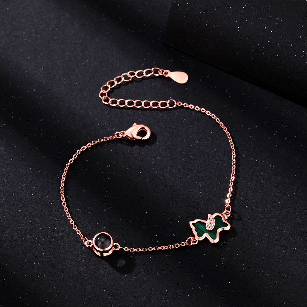 Custom Puppy Bracelet with Hidden Photo