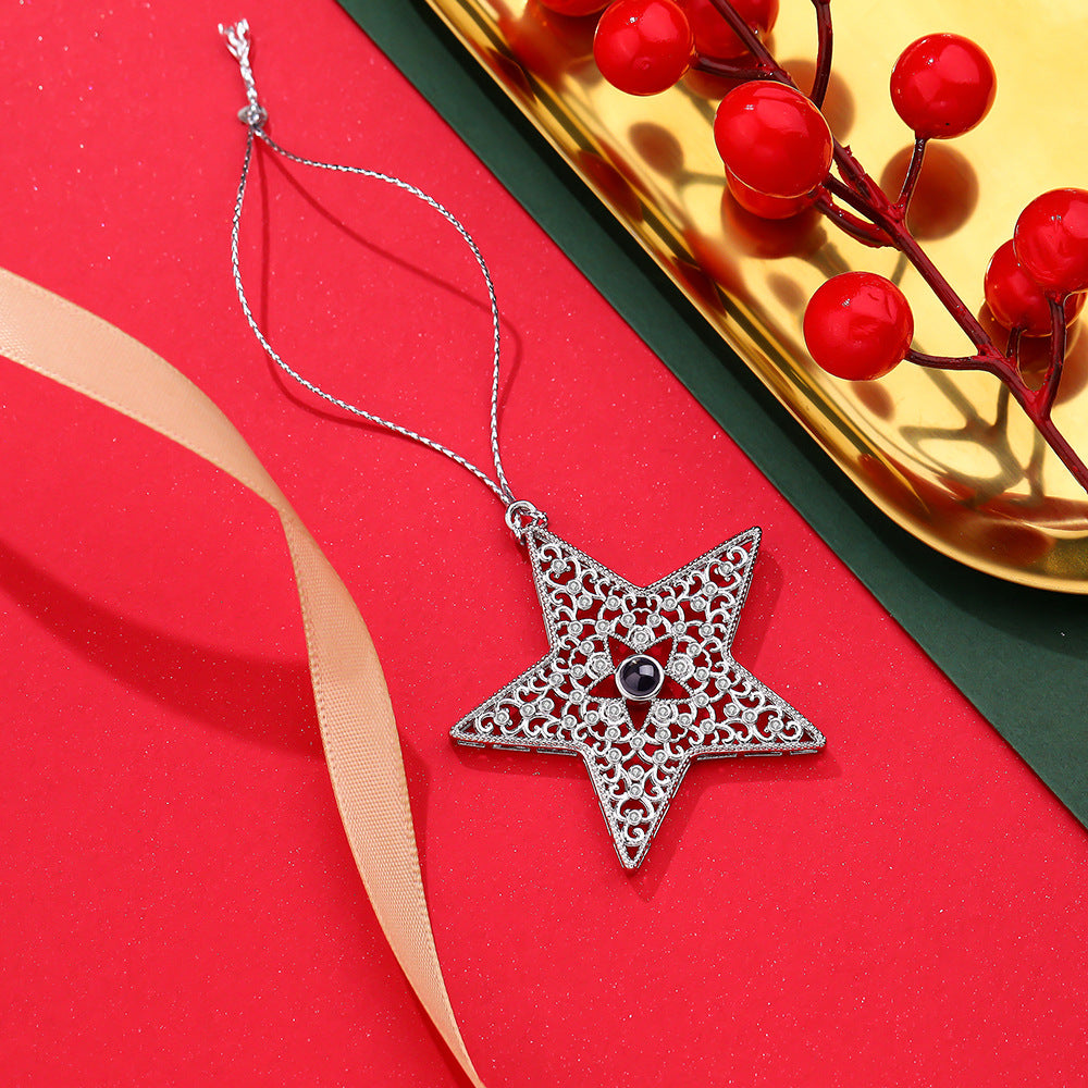 Personalized Shining Star Photo Ornament