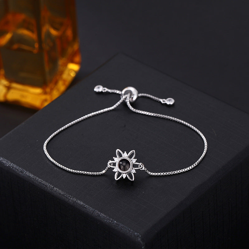 Personalized Hexagram Photo Bracelet