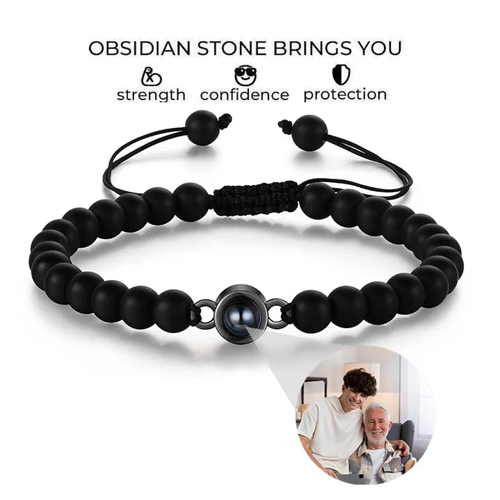 Timeless Energy Stone Photo Bracelet