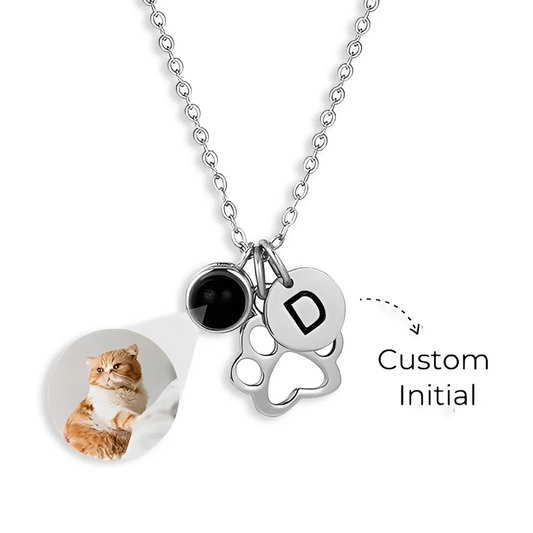 Paw in My Heart Photo Necklace