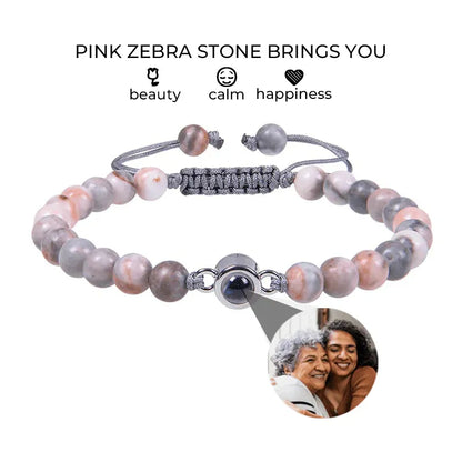 Timeless Energy Stone Photo Bracelet