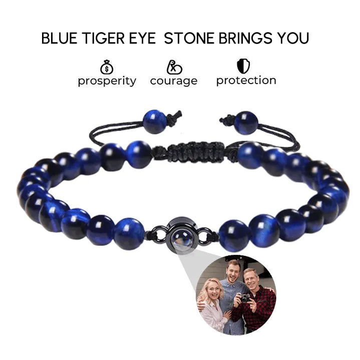 Timeless Energy Stone Photo Bracelet