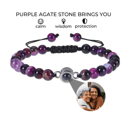 Timeless Energy Stone Photo Bracelet