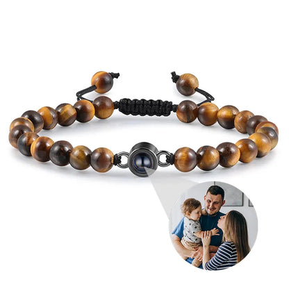 Timeless Energy Stone Photo Bracelet